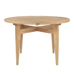 GUBI Dining Tables*B-Table dining table, Oak matte lacqured Beige