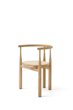 New Works Chairs*Bukowski chair, Oiled oak rattan Brown