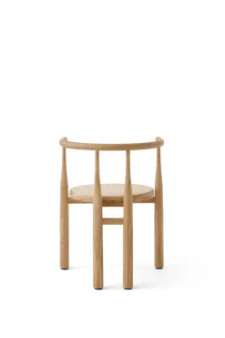 New Works Chairs*Bukowski chair, Oiled oak rattan Brown
