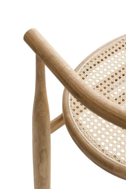 New Works Chairs*Bukowski chair, Oiled oak rattan Brown