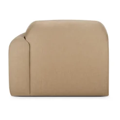 Ethnicraft Sofas*Bulky modular sofa end unit left armrest, Light sepia Beige