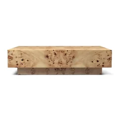 Ferm Living Coffee Tables*Burl coffee table 70x117x30 cm, Natural Beige