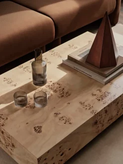 Ferm Living Coffee Tables*Burl coffee table 70x117x30 cm, Natural Beige