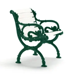 Byarums bruk Seating|Outdoor Lounge Furniture*Byarum armchair, lacquered pine, green stand White