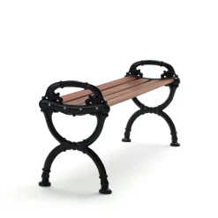 Byarums bruk Garden Sofas & Garden Benches*Byarum Bench, Mahogany, black stand BrownBlack