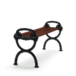 Byarums bruk Garden Sofas & Garden Benches*Byarum Bench, Pine brown glaze, black stand Beige
