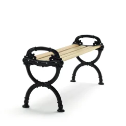 Byarums bruk Garden Sofas & Garden Benches*Byarum Bench, Pine impregnation, black stand Beige