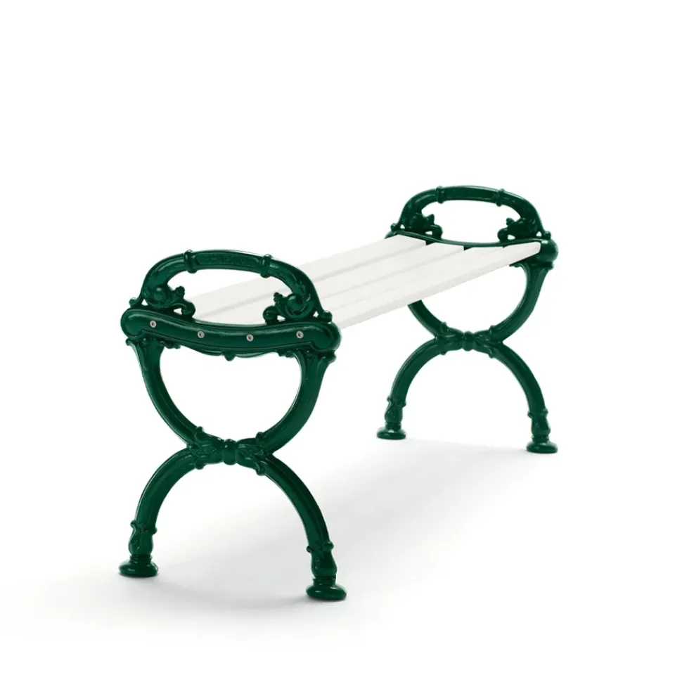 Byarums bruk Garden Sofas & Garden Benches*Byarum Bench, lacquered pine, green stand White