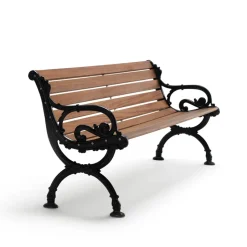Byarums bruk Outdoor Lounge Furniture|Garden Sofas & Garden Benches*Byarum sofa, Mahogany, black stand, 155 cm Brown