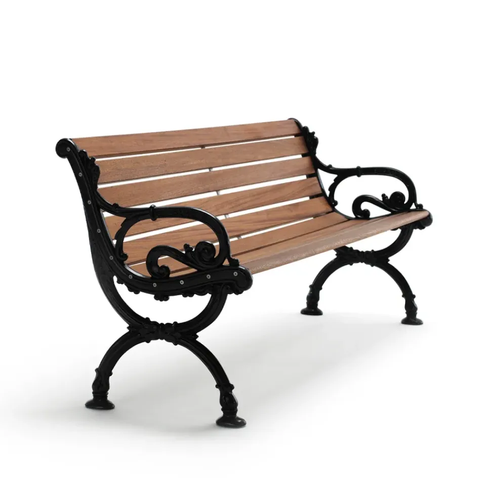 Byarums bruk Garden Sofas & Garden Benches|Outdoor Lounge Furniture*Byarum sofa, Mahogany, black stand, 185 cm BrownBlack