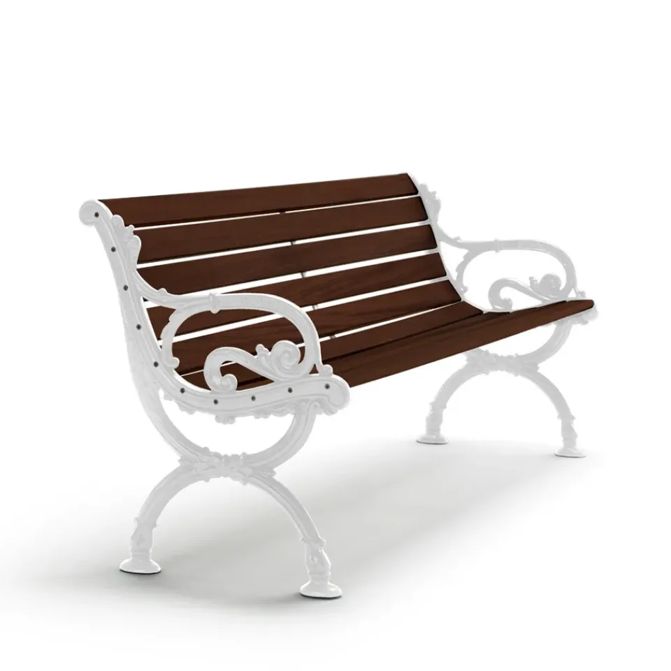 Byarums bruk Garden Sofas & Garden Benches|Outdoor Lounge Furniture*Byarum sofa, Pine brown glaze, white frame, 155 cm Beige