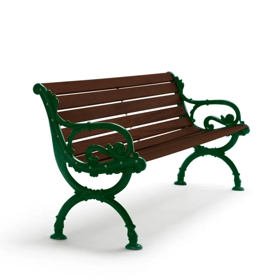 Byarums bruk Garden Sofas & Garden Benches|Outdoor Lounge Furniture*Byarum sofa, Pine brown glaze, green stand, 155 cm Beige
