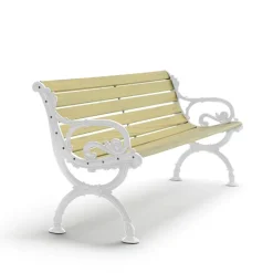 Byarums bruk Garden Sofas & Garden Benches|Outdoor Lounge Furniture*Byarum sofa, Pine impregnation, white frame, 155 cm Beige