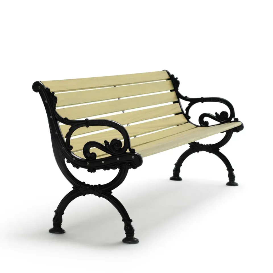 Byarums bruk Garden Sofas & Garden Benches|Outdoor Lounge Furniture*Byarum sofa, Pine impregnation, black frame, 155 cm Beige