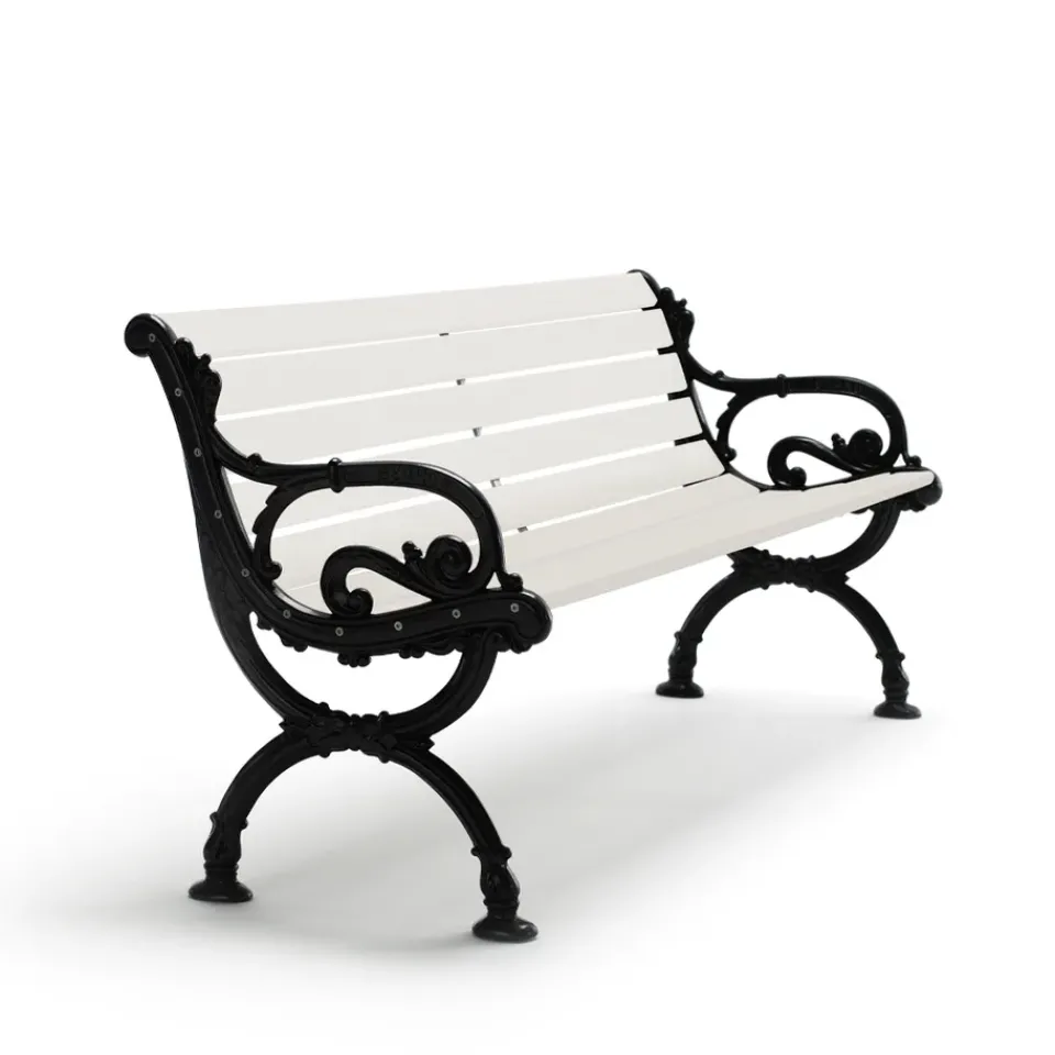 Byarums bruk Garden Sofas & Garden Benches|Outdoor Lounge Furniture*Byarum sofa, lacquered pine, black stand, 155 cm White