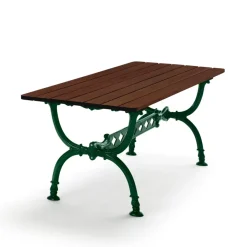 Byarums bruk Table For Outdoor Use*Byarum table 142x72 cm, Pine brown glaze, green stand Beige
