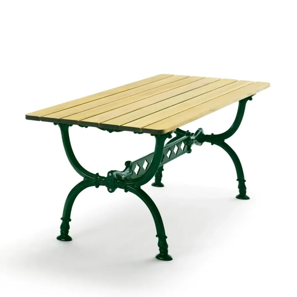 Byarums bruk Table For Outdoor Use*Byarum table 142x72 cm, Pine impregnation, green stand Beige