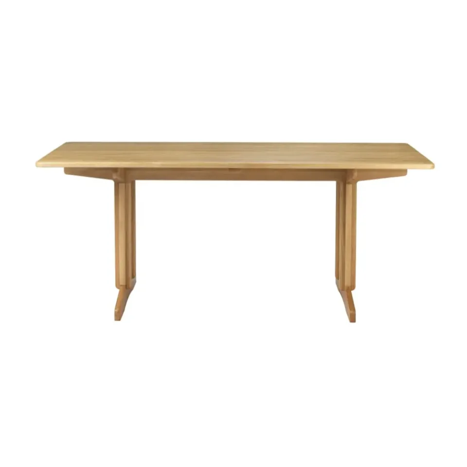 FDB Møbler Dining Tables*C64 Shaker dining table 90x180 cm, Oak nature oiled Brown