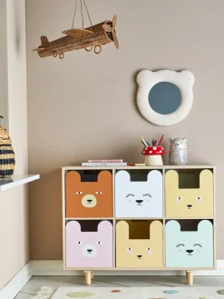 Bloomingville Shelves & Shelving Systems*Calle bookshelf 6-drawers 55x88.5 cm, Nature White