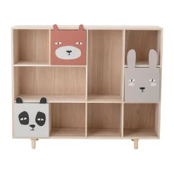 Bloomingville Shelves & Shelving Systems*Calle bookshelf 89.5x107 cm 3 drawers, Nature BeigeMulti