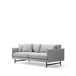 Fredericia Furniture Sofas*Calmo 5622 sofa 2-seater, Sunniva 242-black steel Grey