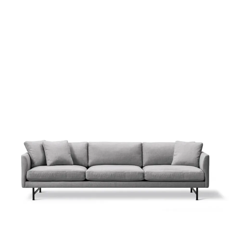 Fredericia Furniture Sofas*Calmo 5623 sofa, Sunniva 242-black steel Grey