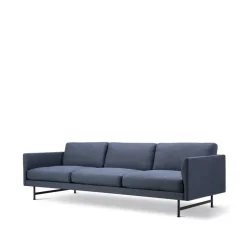 Fredericia Furniture Sofas*Calmo 5623 sofa, Sunniva 783-black steel Blue