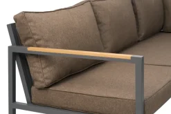 Brafab Garden Sofas & Garden Benches|Balcony Furniture*Cap sofa group, Anthracite-brown, 6-seater Grey