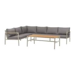 Brafab Garden Sofas & Garden Benches|Balcony Furniture*Cap sofa group, Light -, 6-seater Grey