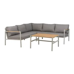 Brafab Garden Sofas & Garden Benches|Balcony Furniture*Cap sofa group, Light -, 5-seater Grey
