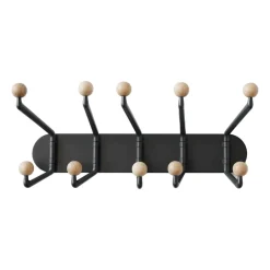 &Tradition Clothes Hooks & Hangers*Capture SC76 hook 10-arms, Graphite-Oak Grey