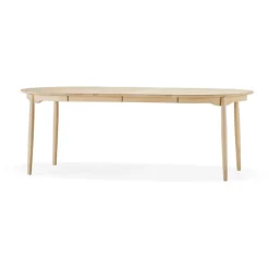 Stolab Dining Tables*Carl dining table birch, Natural oil. 2 inserts Beige