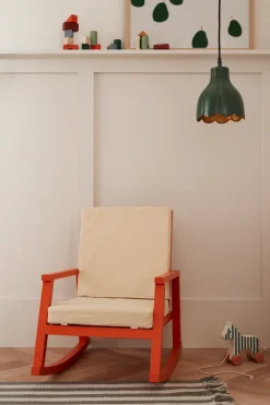 Kid's Concept Children's Armchairs|Armchairs & Footstools*Carl Larsson rocking chair, Orange-nature OrangeBeige