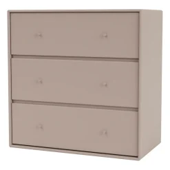 Montana Dressers & Drawer Units*CARRY dresser, 3 drawers, Mushroom Beige