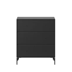 Montana Dressers & Drawer Units*Carry dresser, 05, lacquered legs Black