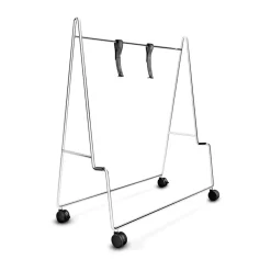 Eva Solo Shelves & Shelving Systems*Carry TV stand with wheels, Brushed steel Silver-coloured