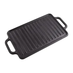 Victoria Garden Details & Accessories*Cast iron reversible griddle 21x33 cm, Black