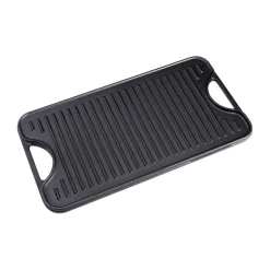 Victoria Garden Details & Accessories*Cast iron reversible griddle 25x47 cm, Black