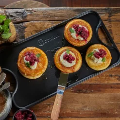 Victoria Garden Details & Accessories*Cast iron reversible griddle 25x47 cm, Black
