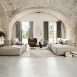Ferm Living Sofas*Catena modul sofa, Fabric cotton linen natural. connect corner 200 Beige