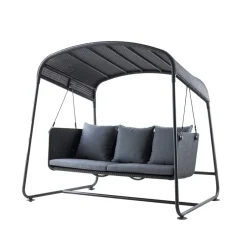 Cane-line Garden Sofas & Garden Benches*Cave hammock, Graphite, incl. cushions Grey