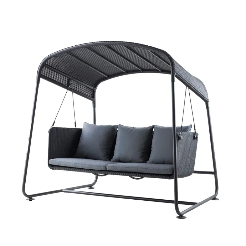 Cane-line Garden Sofas & Garden Benches*Cave hammock, Graphite, incl. cushions Grey
