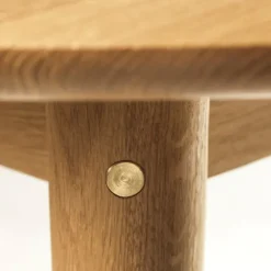 FDB Møbler Dining Tables*C62E Bjørk dining table with 2 extension leaves, Oak solid oiled Beige