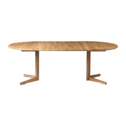 FDB Møbler Dining Tables*C69E Ry dining table with 2 extension leaves, Oak nature oiled Brown