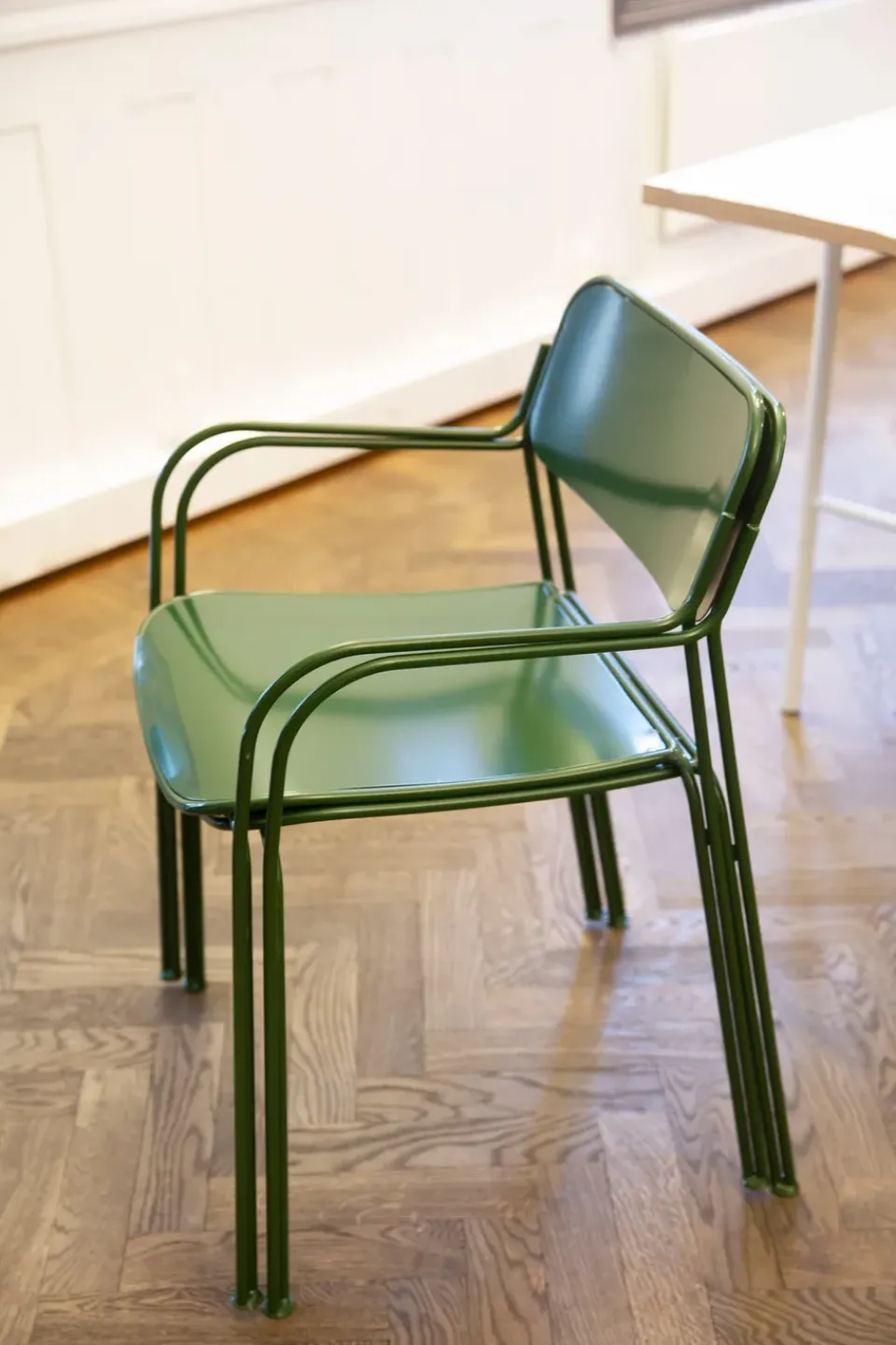 Grythyttan Stålmöbler Seating|Balcony Furniture*Chair Libelle chair, Green