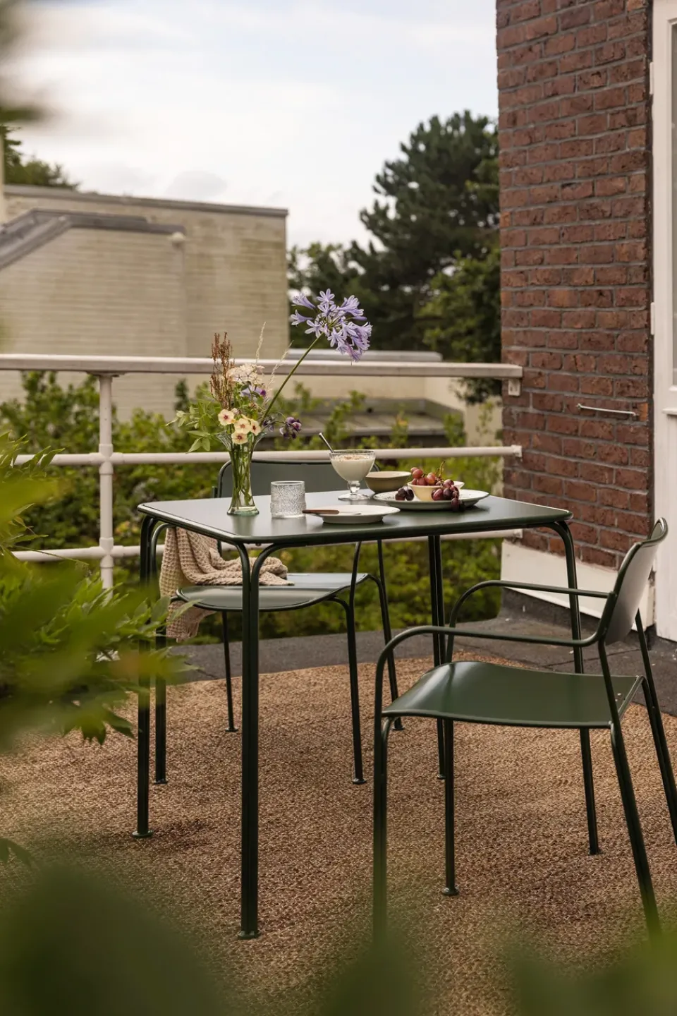 Grythyttan Stålmöbler Seating|Balcony Furniture*Chair Libelle chair, Green