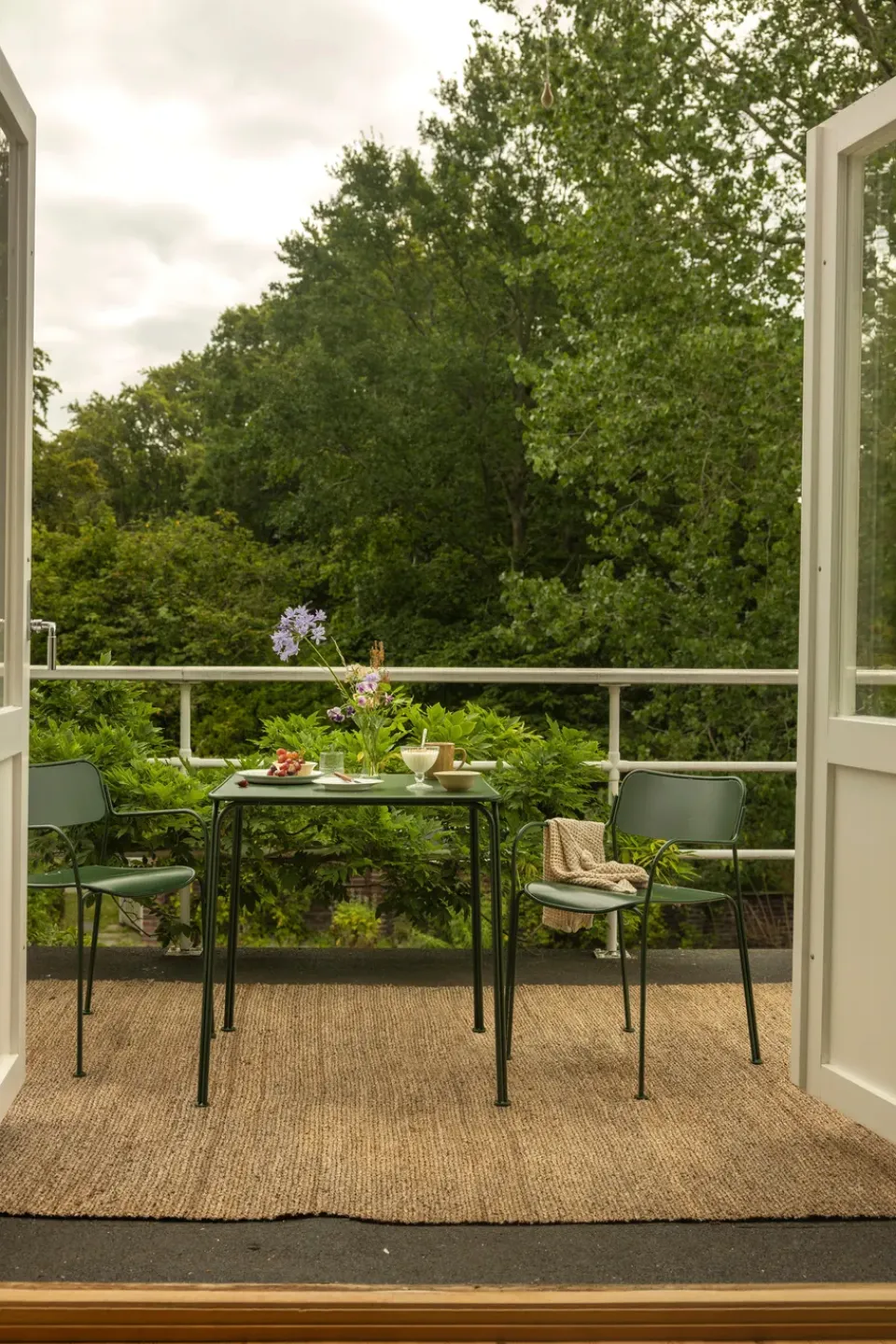 Grythyttan Stålmöbler Seating|Balcony Furniture*Chair Libelle chair, Green