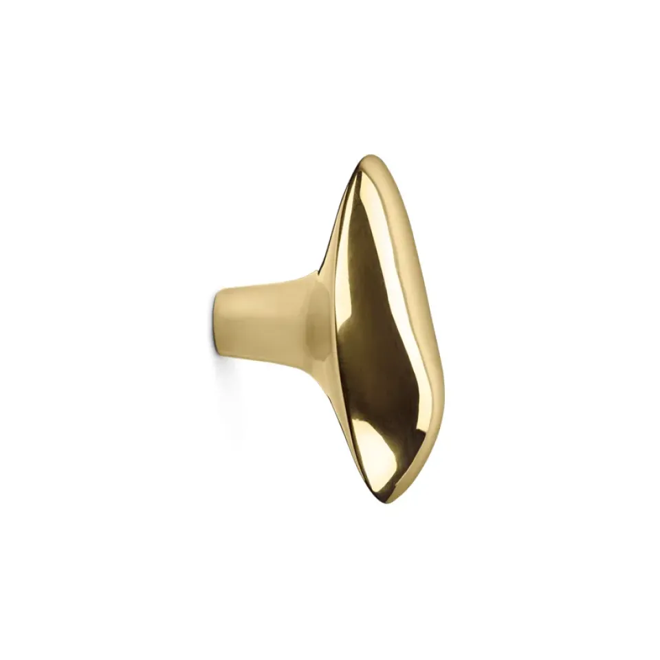 Ferm Living Clothes Hooks & Hangers*Chanterelle hook, brass Gold-coloured