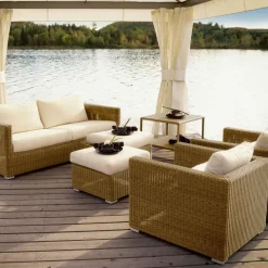Cane-line Seating|Outdoor Lounge Furniture*Chester lounge armchair, Natural Beige