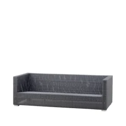 Cane-line Garden Sofas & Garden Benches|Balcony Furniture*Chester sofa, 3-seater graphite Grey